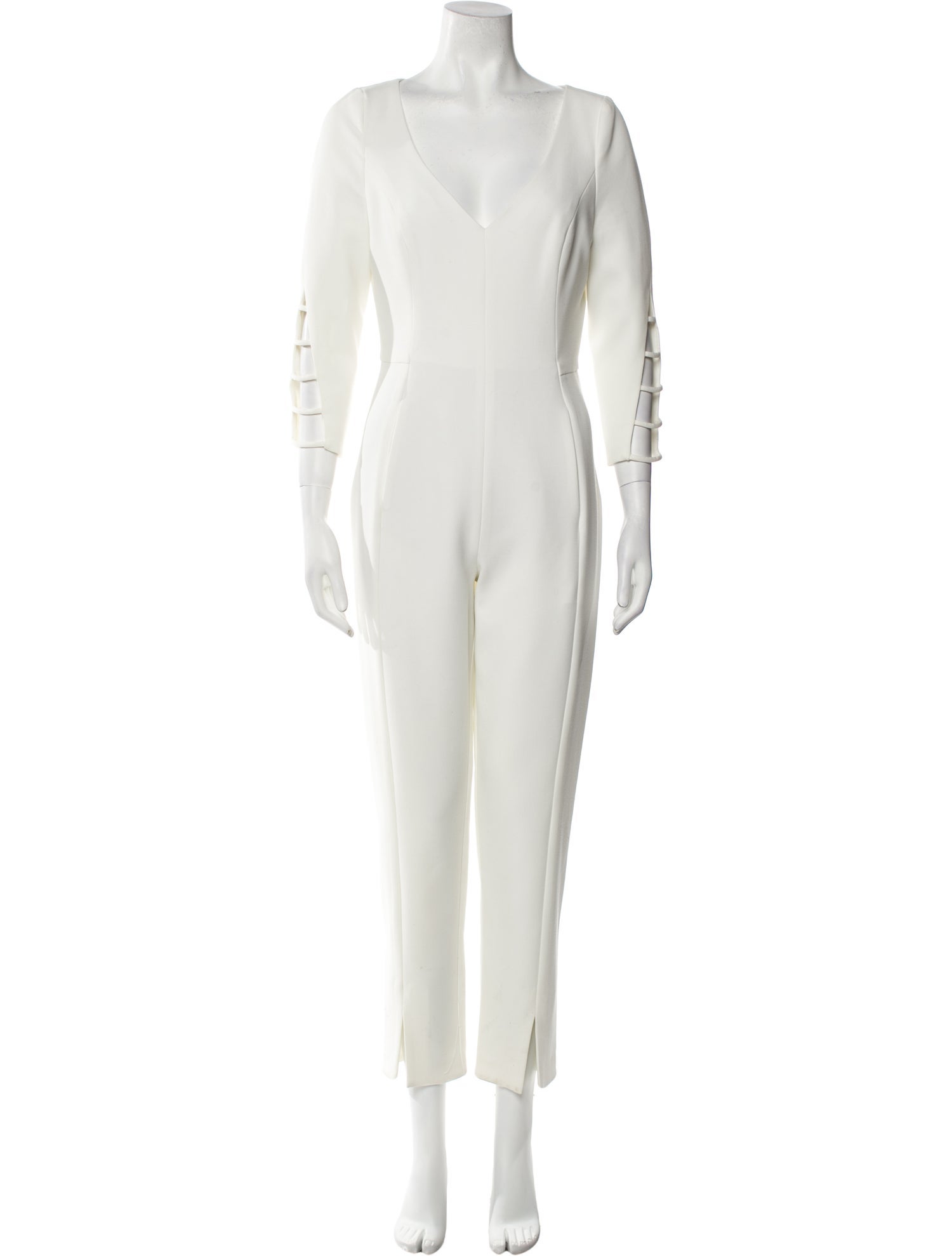 Black Halo Plunge Neckline Jumpsuit