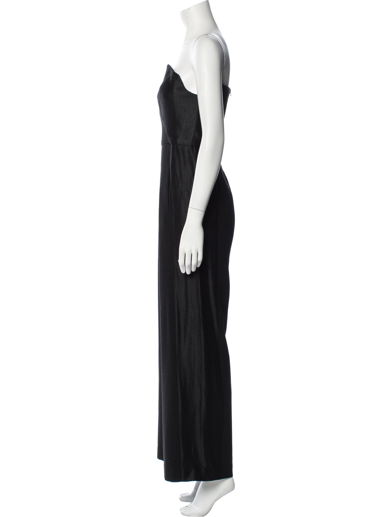 Black Halo Strapless Jumpsuit