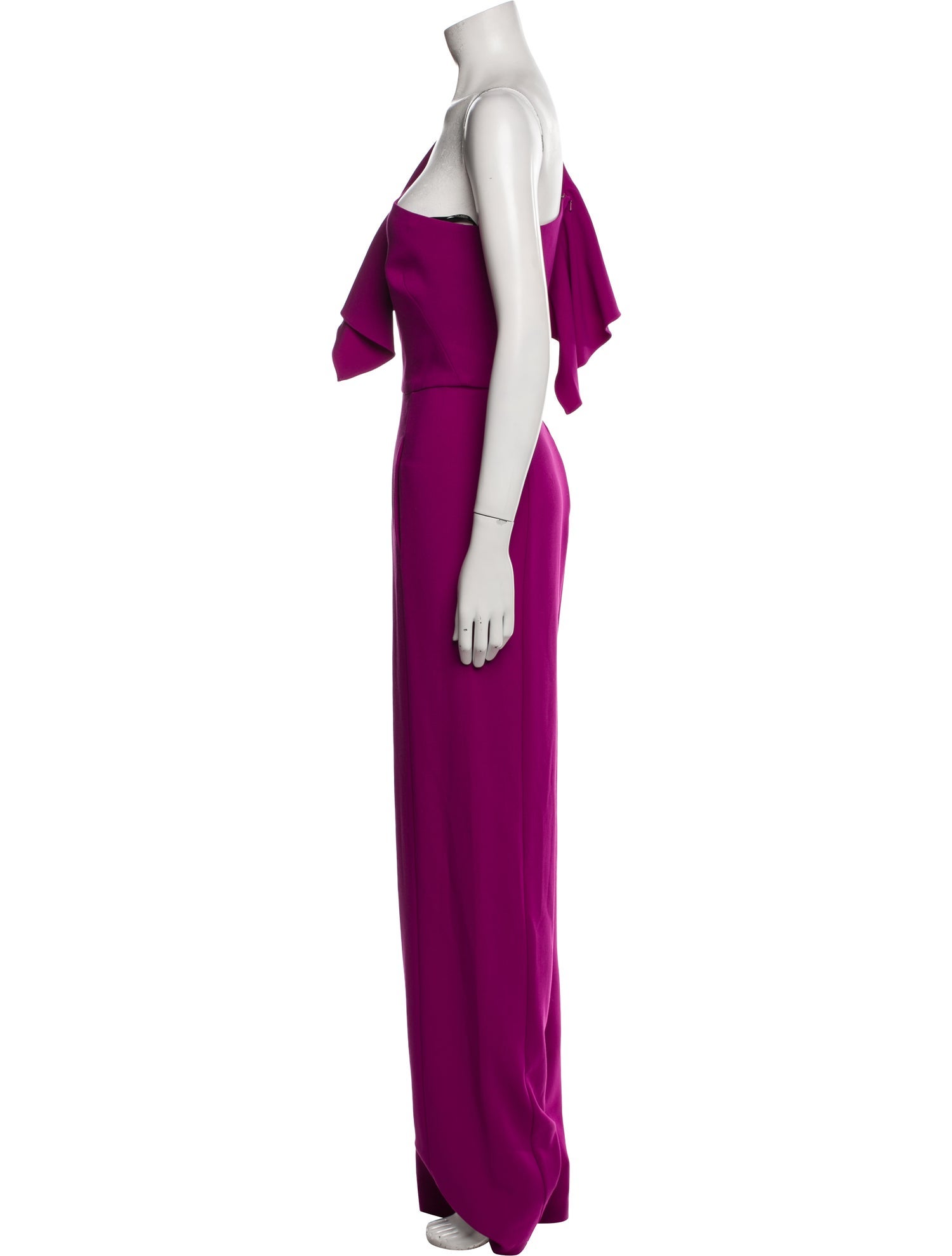 Black Halo One-Shoulder Jumpsuit