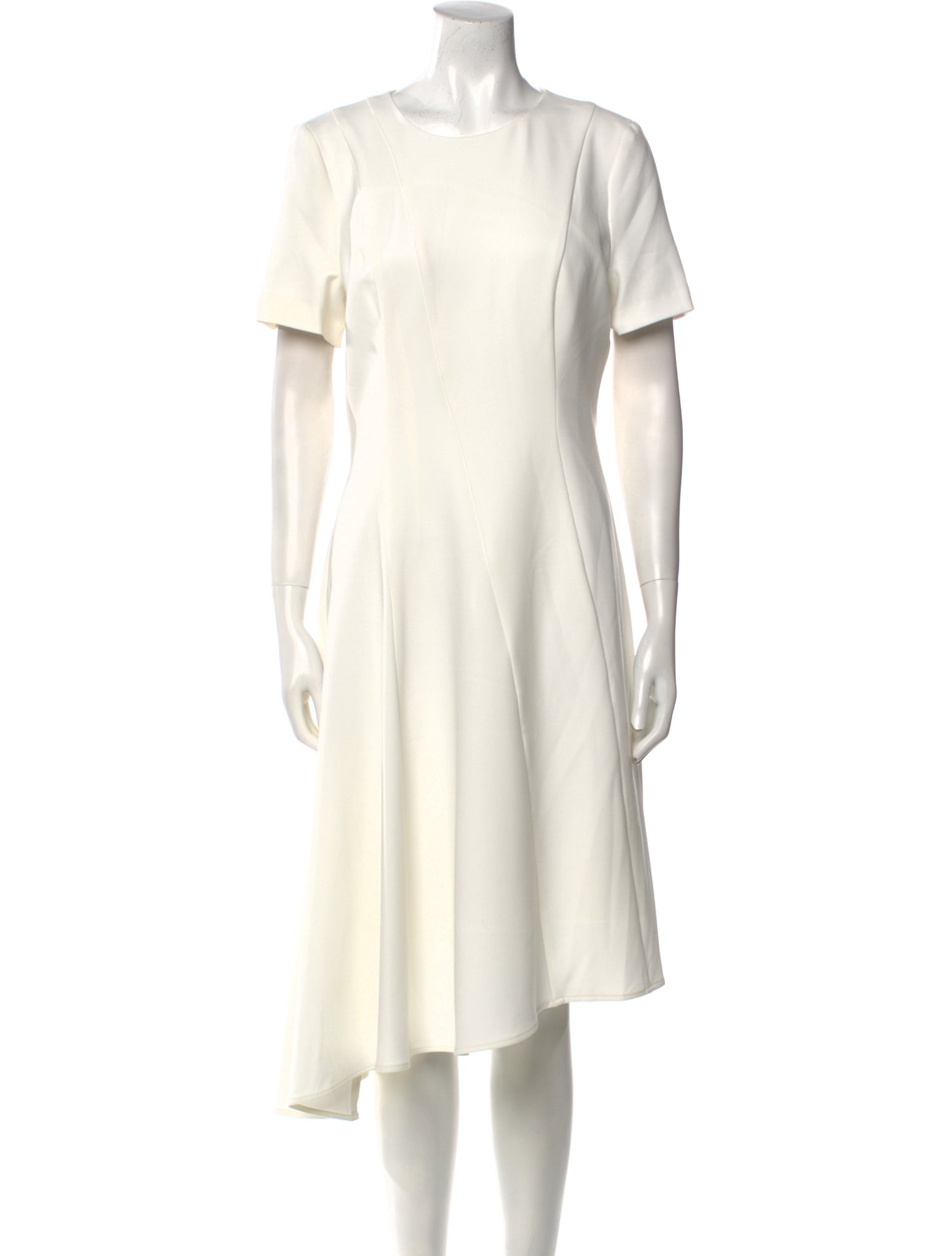 Black Halo Bateau Neckline Knee-Length Dress