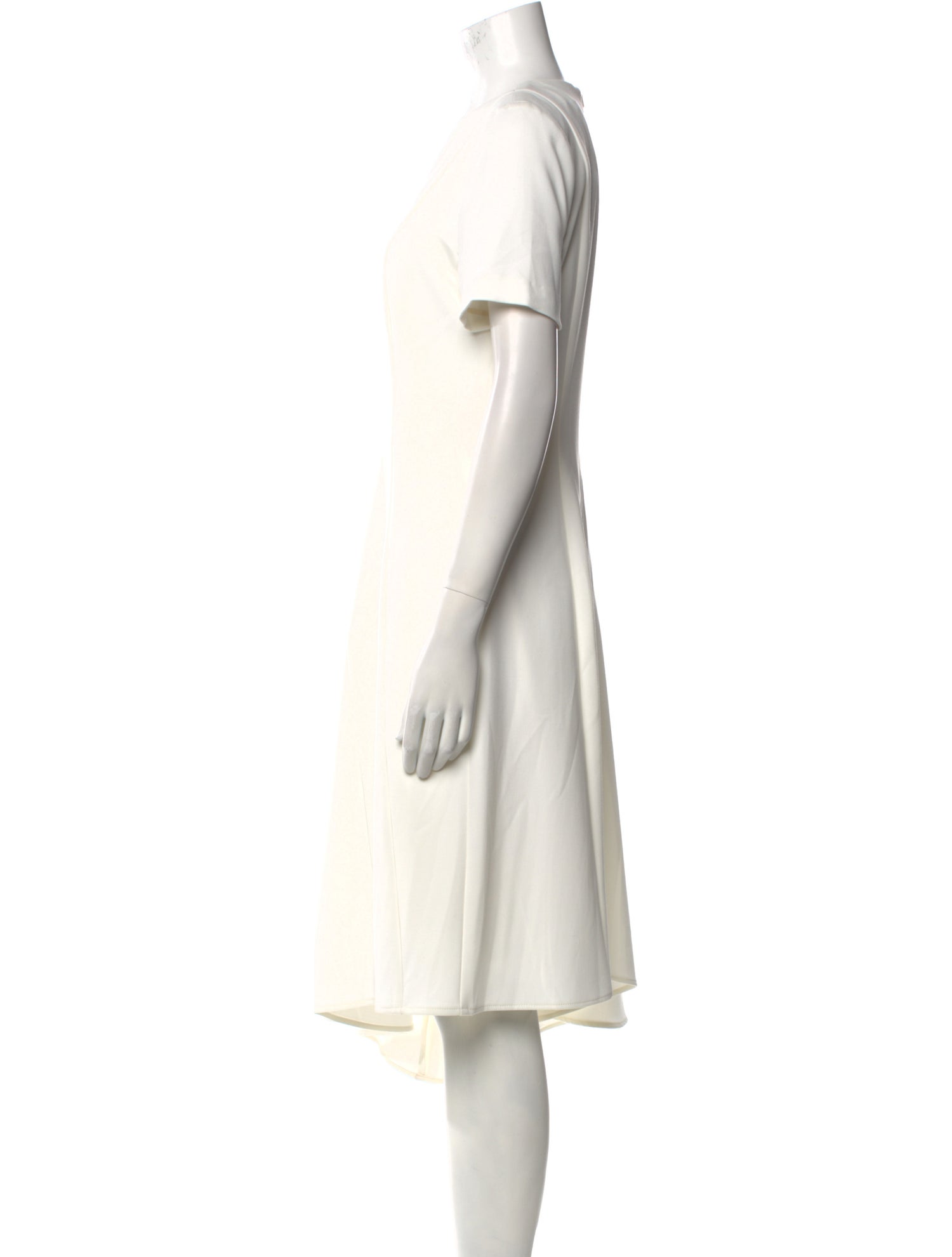 Black Halo Bateau Neckline Knee-Length Dress