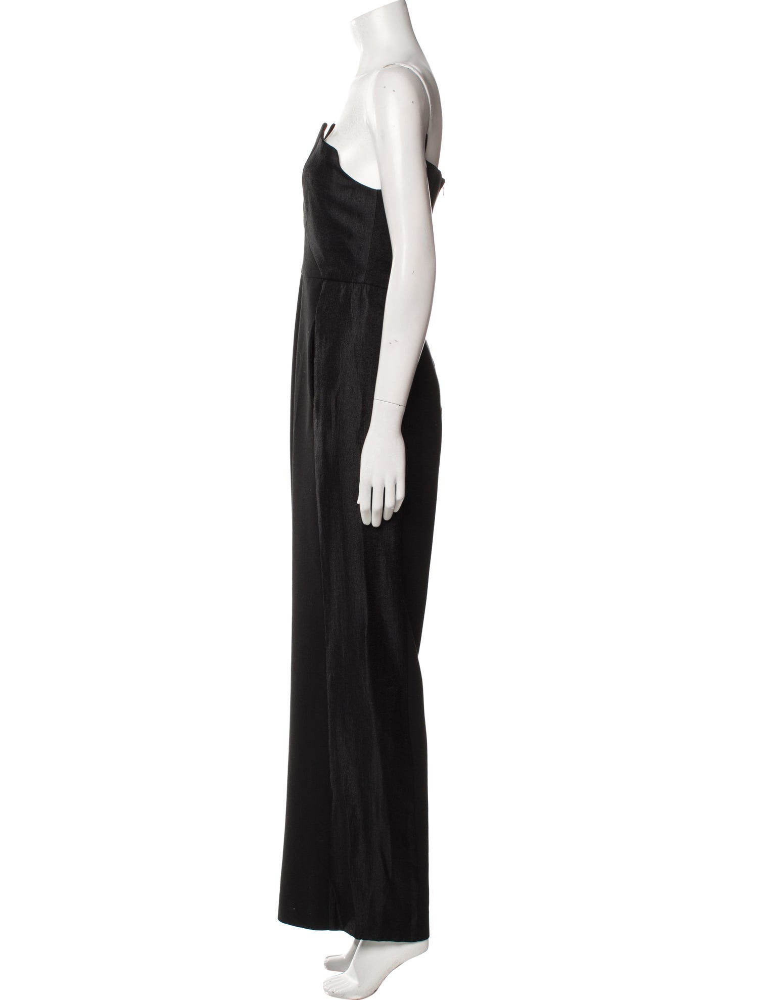 Black Halo Strapless Jumpsuit