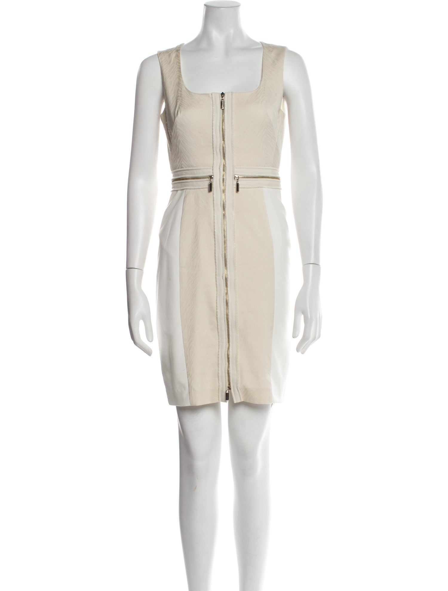 Black Halo Square Neckline Mini Dress