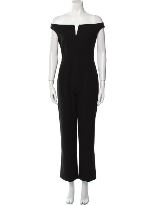 Black Halo Off-The-Shoulder Jumpsuit