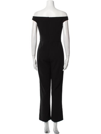 Black Halo Off-The-Shoulder Jumpsuit