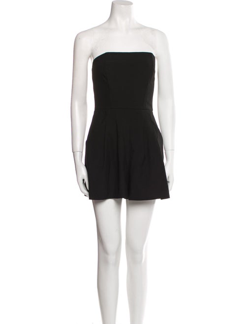 Black Halo Strapless Romper