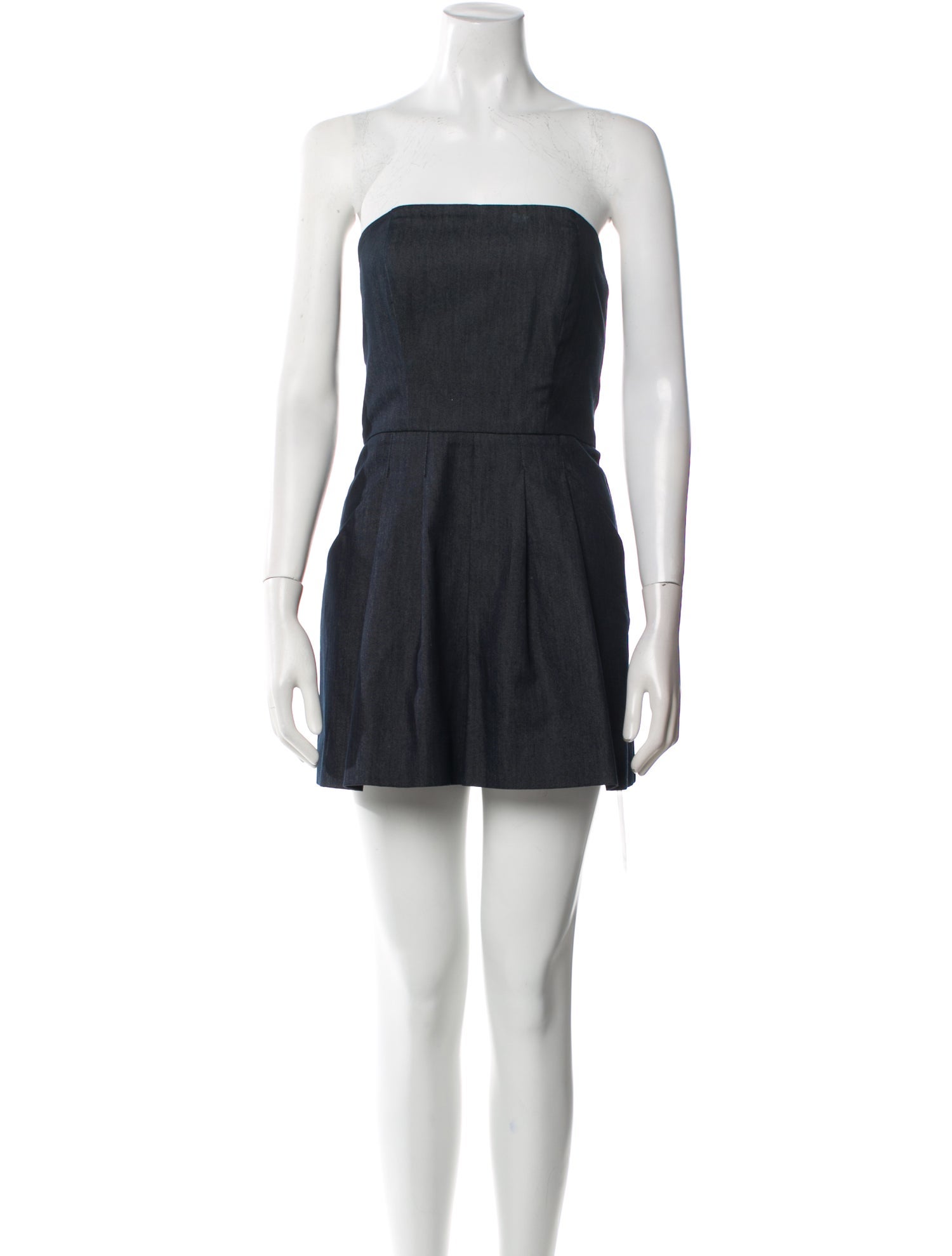 Black Halo Strapless Romper