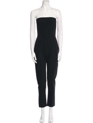 Black Halo Jumpsuits and Rompers Strapless Jumpsuit XS