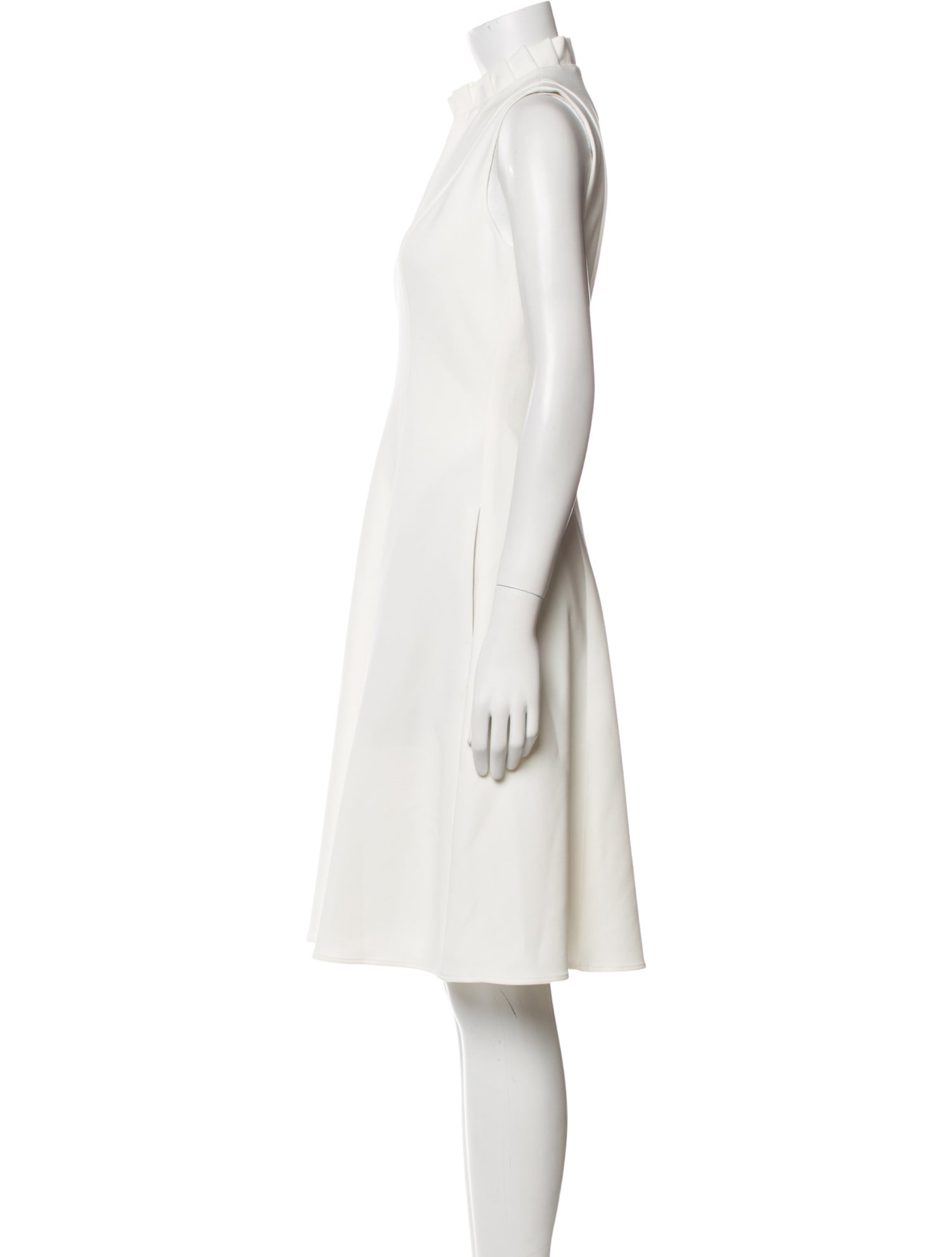 Black Halo V-Neck Knee-Length Dress