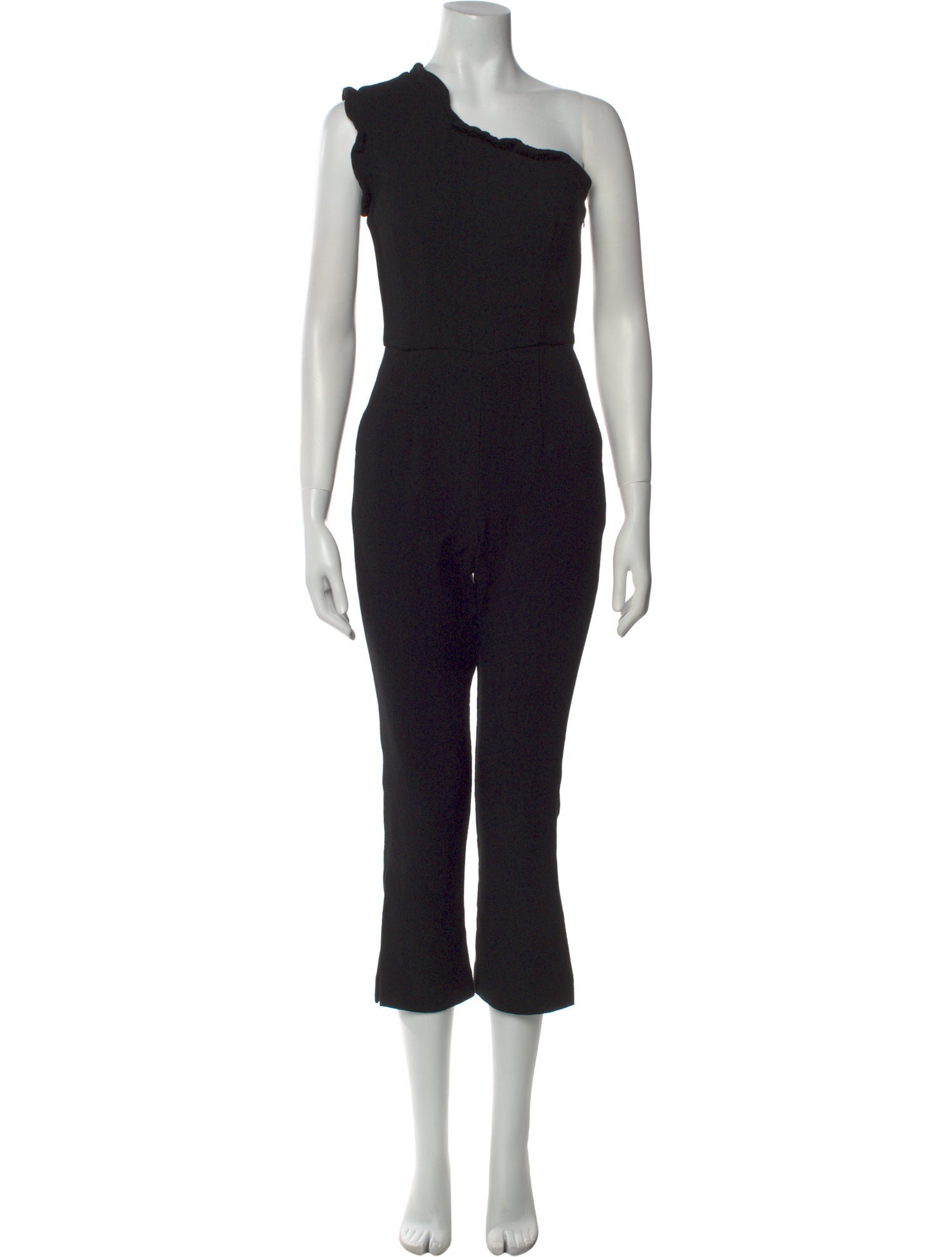 Black Halo One-Shoulder Jumpsuit