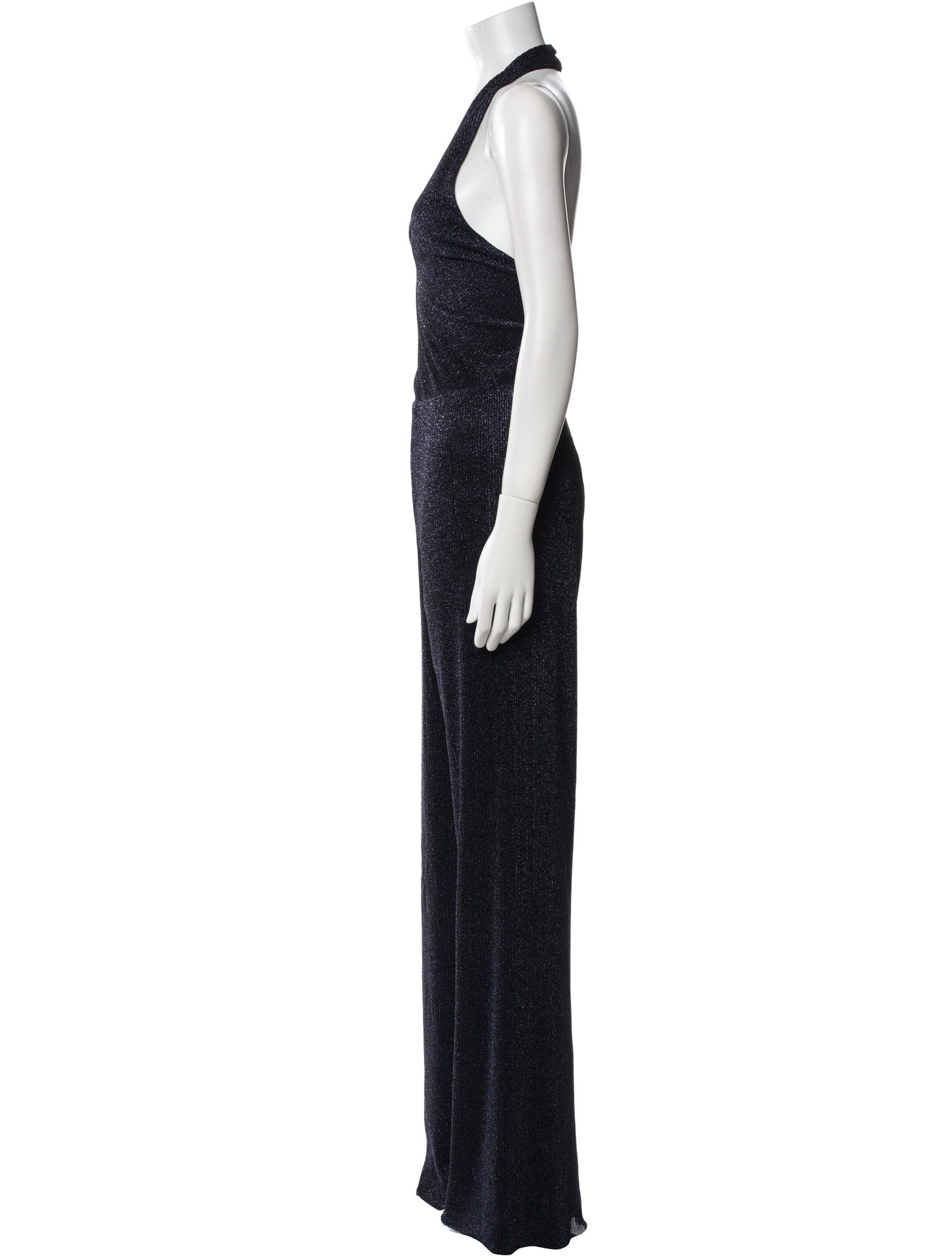 Black Halo V-Neck Jumpsuit