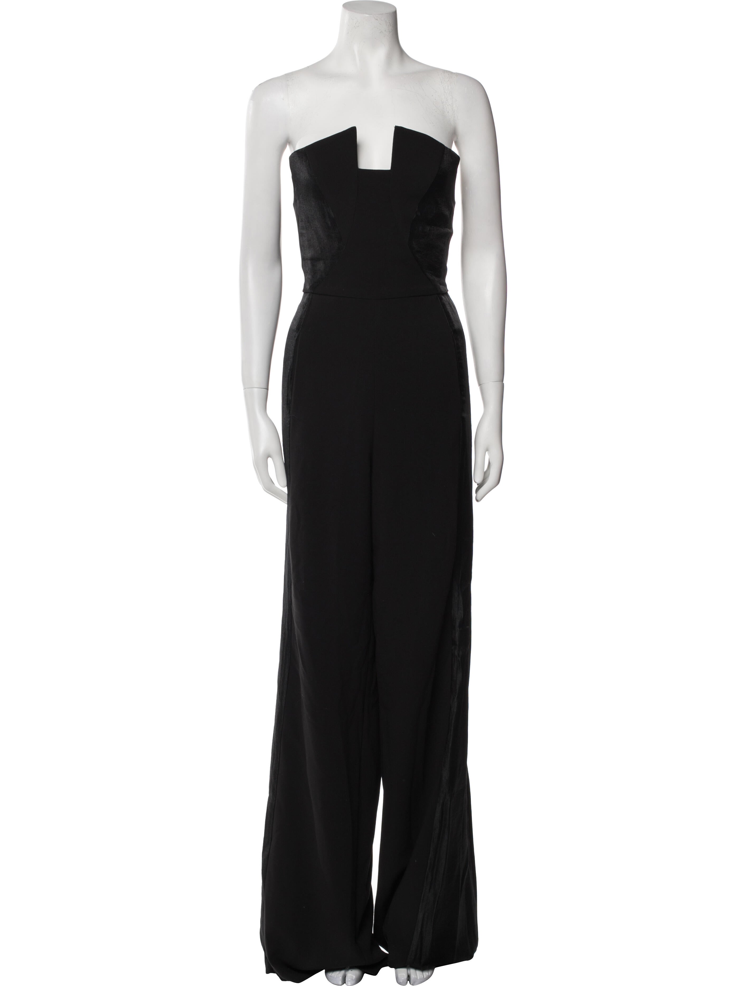 Black Halo Strapless Jumpsuit