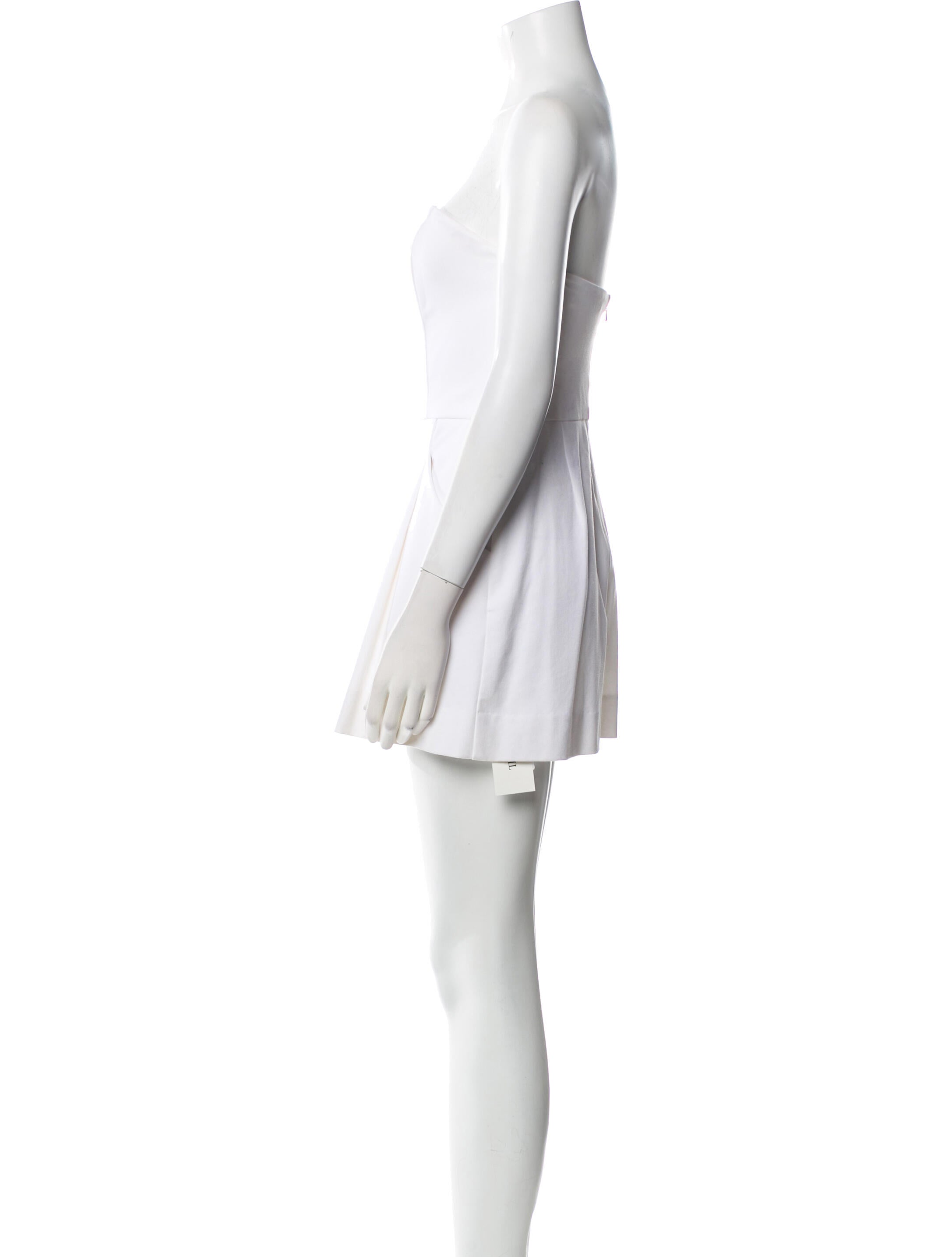 Black Halo Nylon Strapless Romper