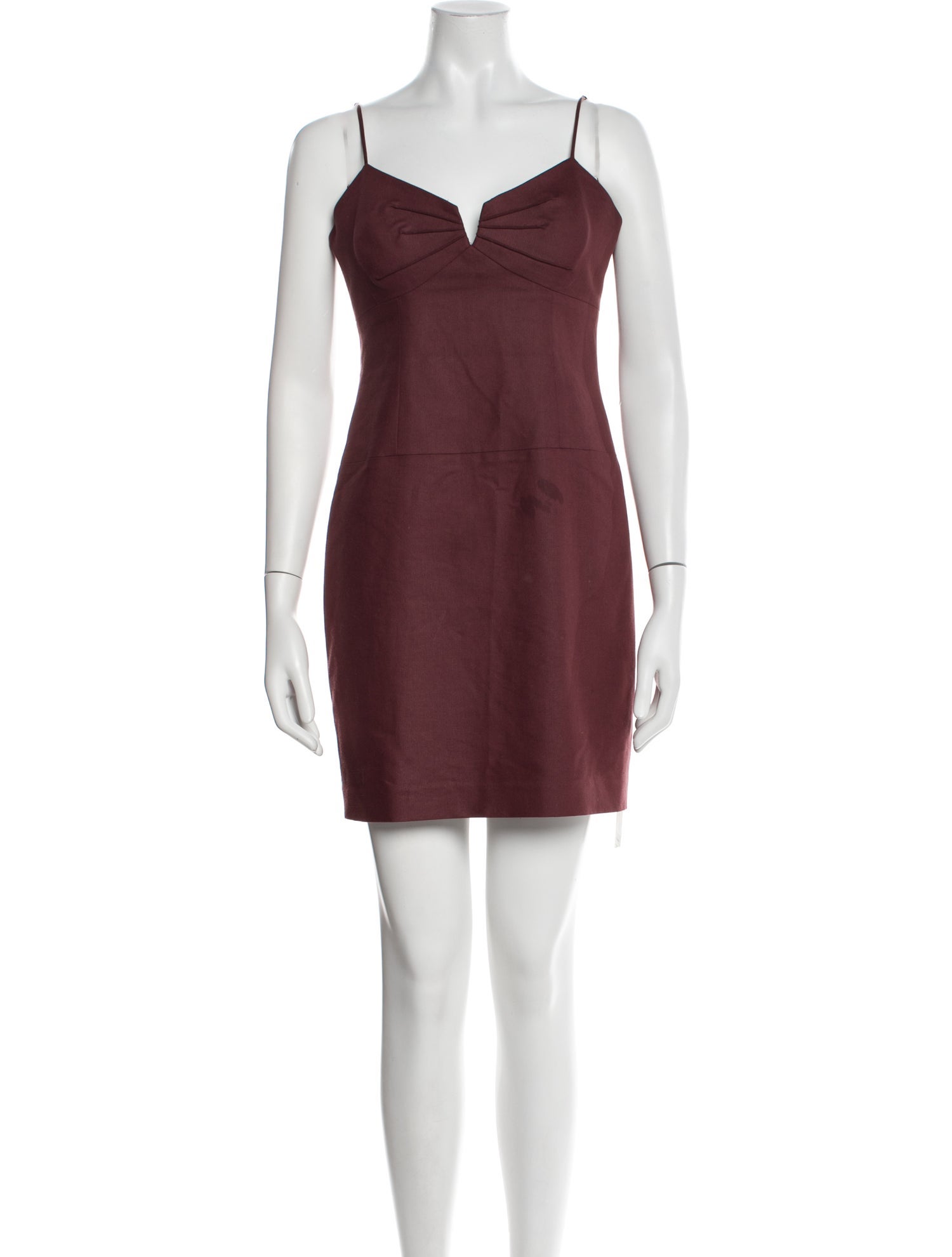 Black Halo V-Neck Mini Dress