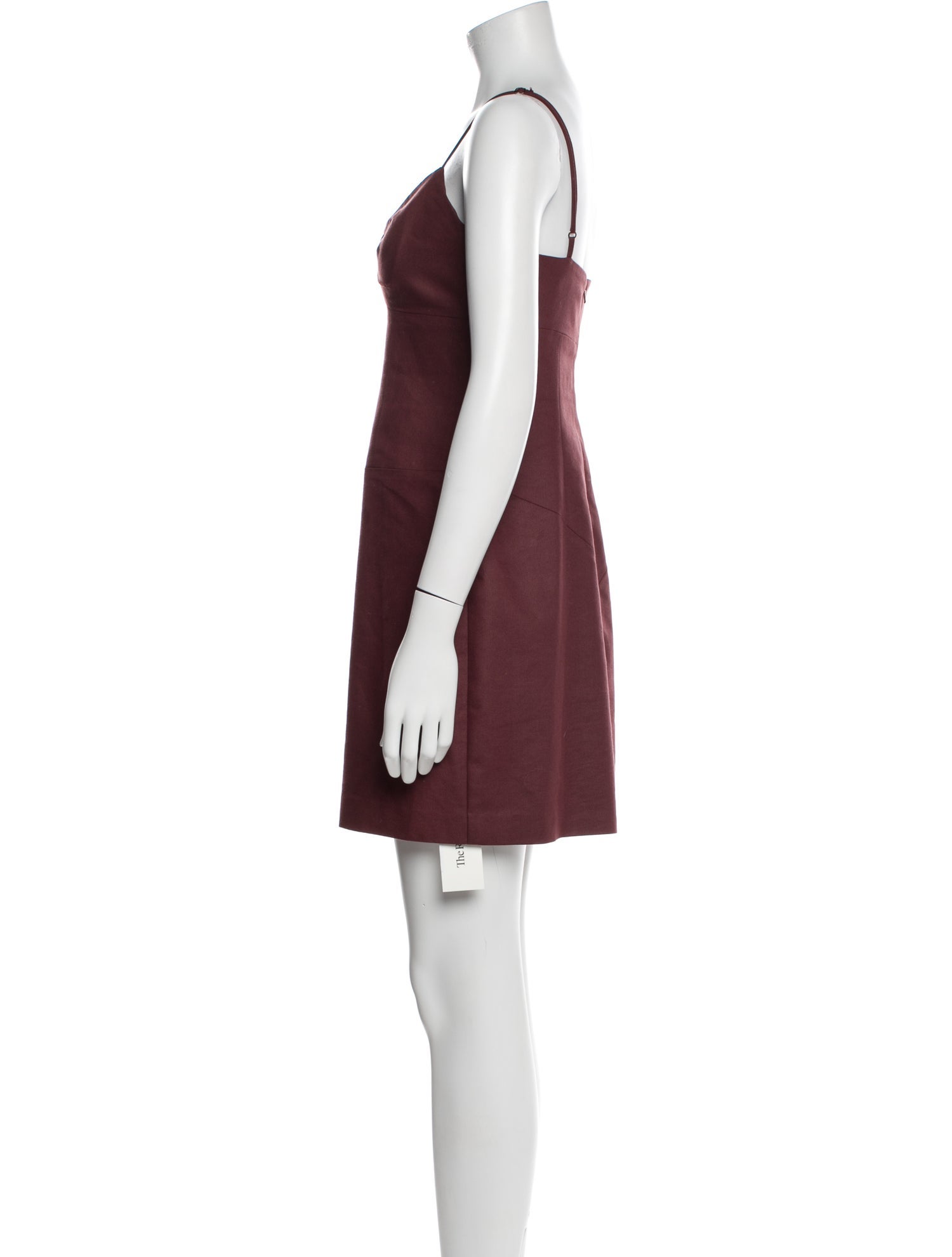 Black Halo V-Neck Mini Dress