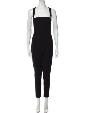 Black Halo Square Neckline Jumpsuit
