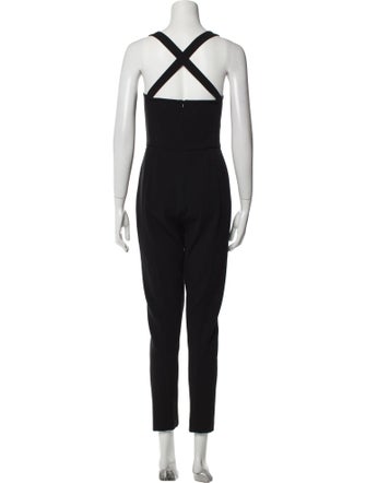 Black Halo Square Neckline Jumpsuit