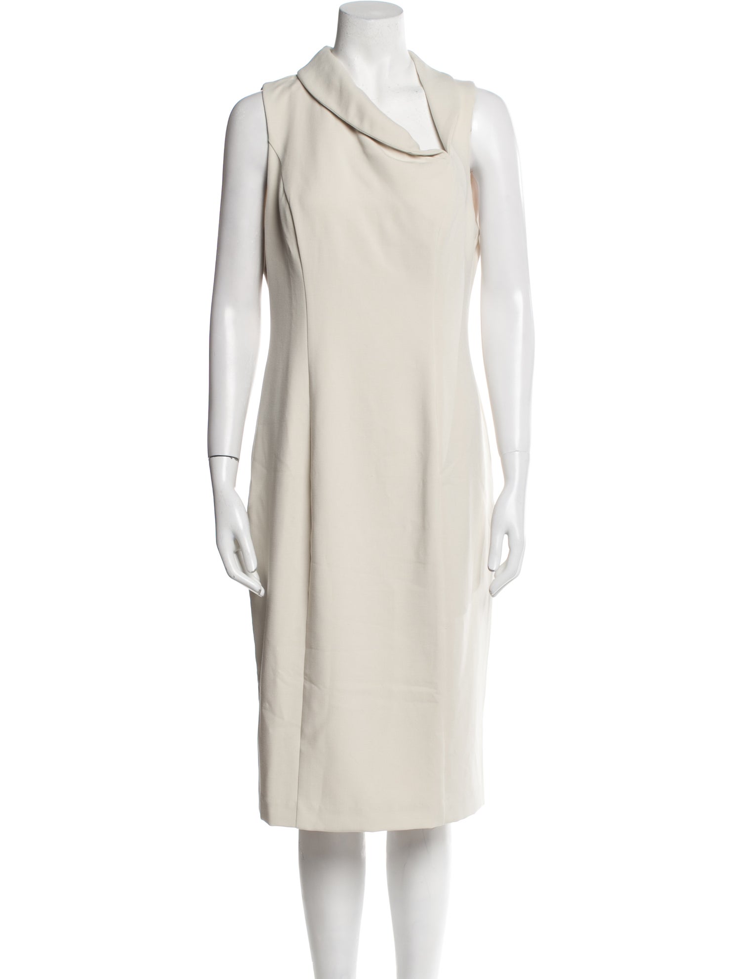 Black Halo Cowl Neck Midi Length Dress w/ Tags