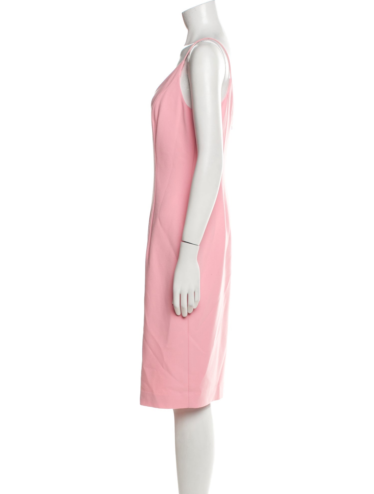 Black Halo V-Neck Knee-Length Dress