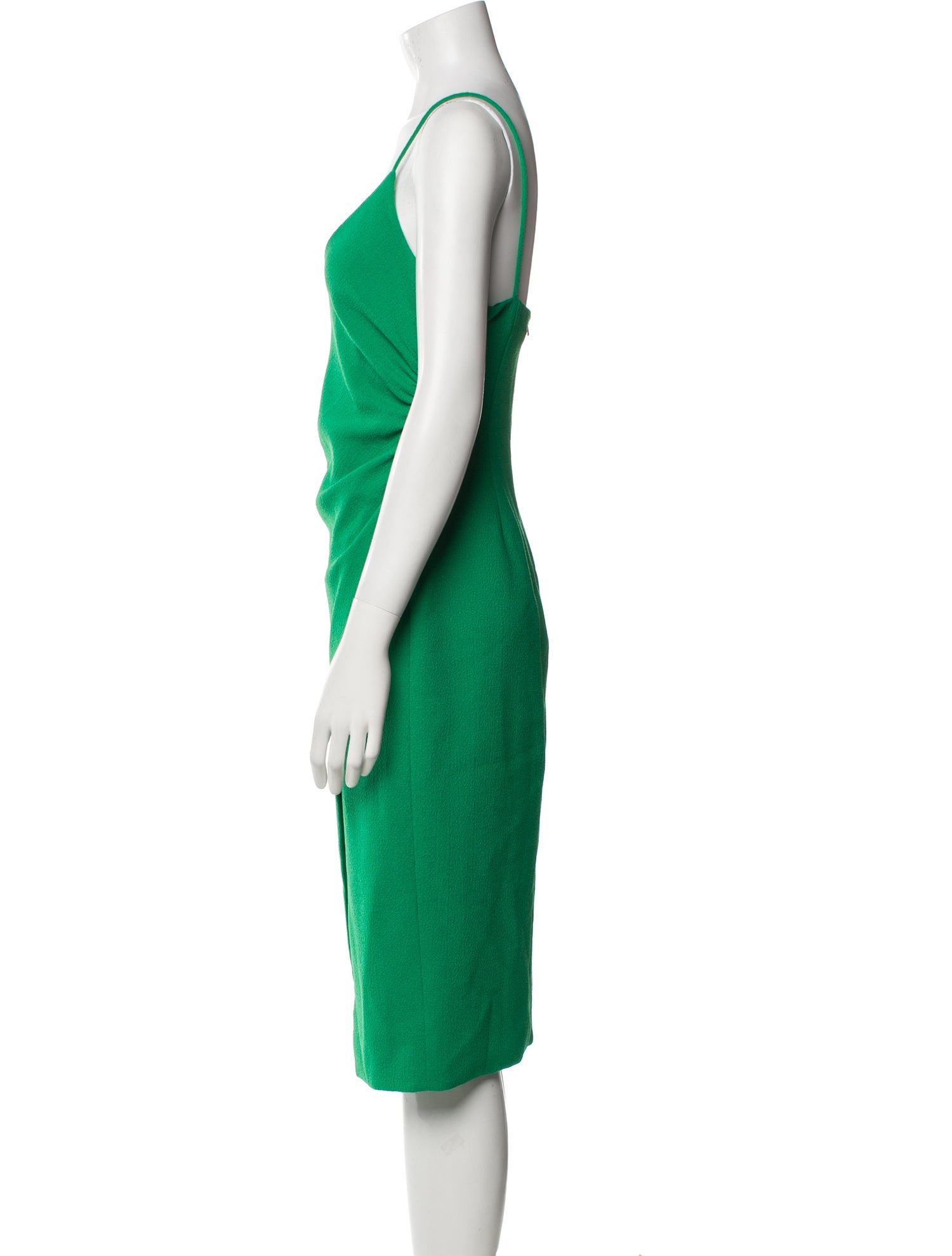 Black Halo V-Neck Knee-Length Dress