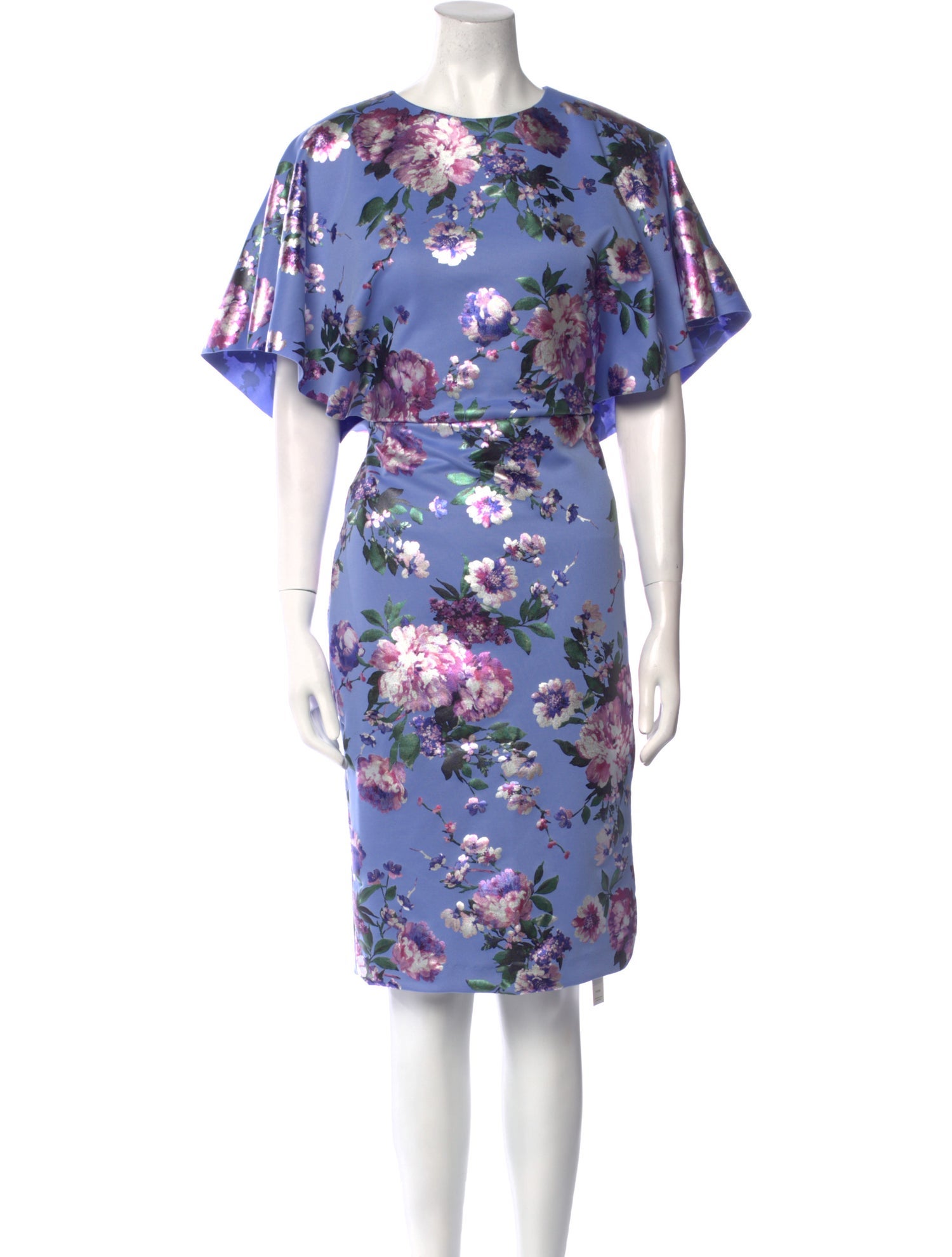 Black Halo Floral Print Knee-Length Dress w/ Tags