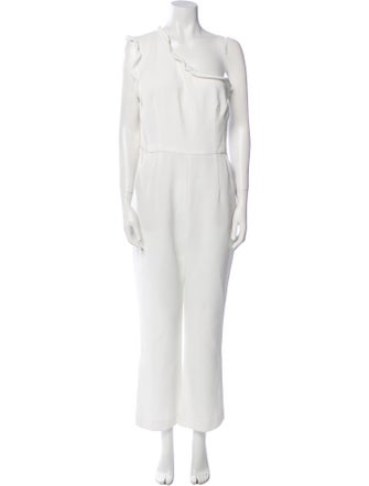 Black Halo One-Shoulder Jumpsuit