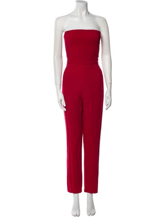 Black Halo Strapless Jumpsuit