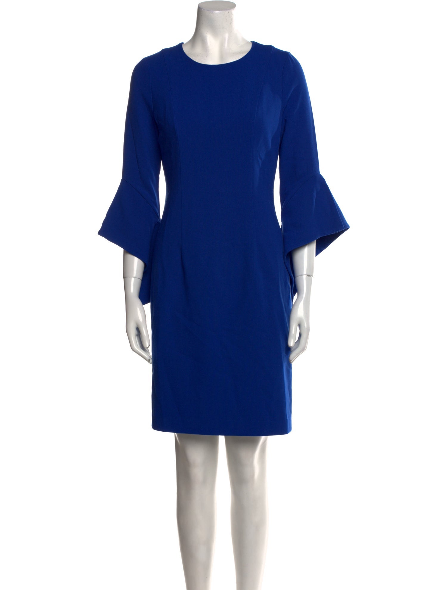 Black Halo Crew Neck Mini Dress