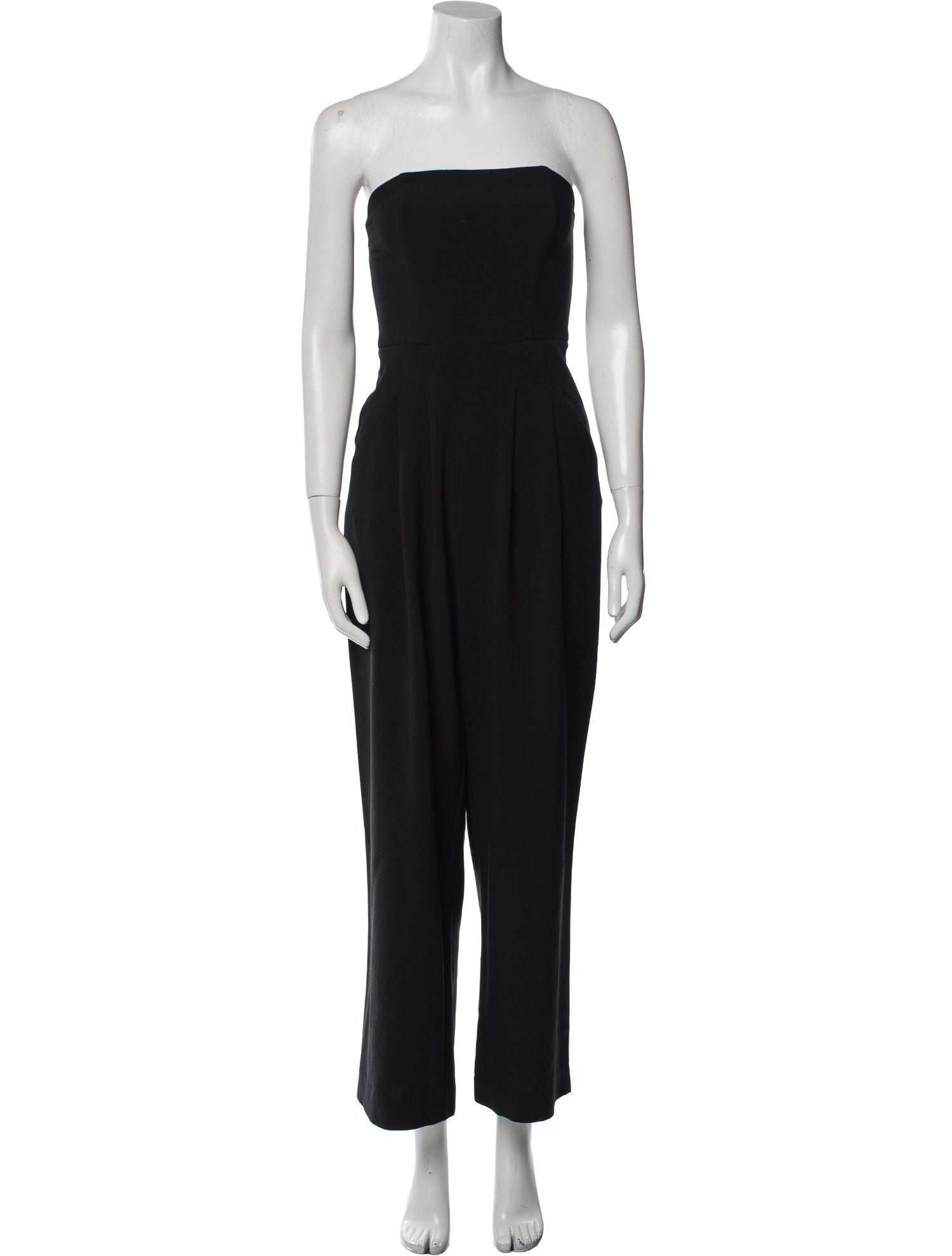 Black Halo Strapless Jumpsuit