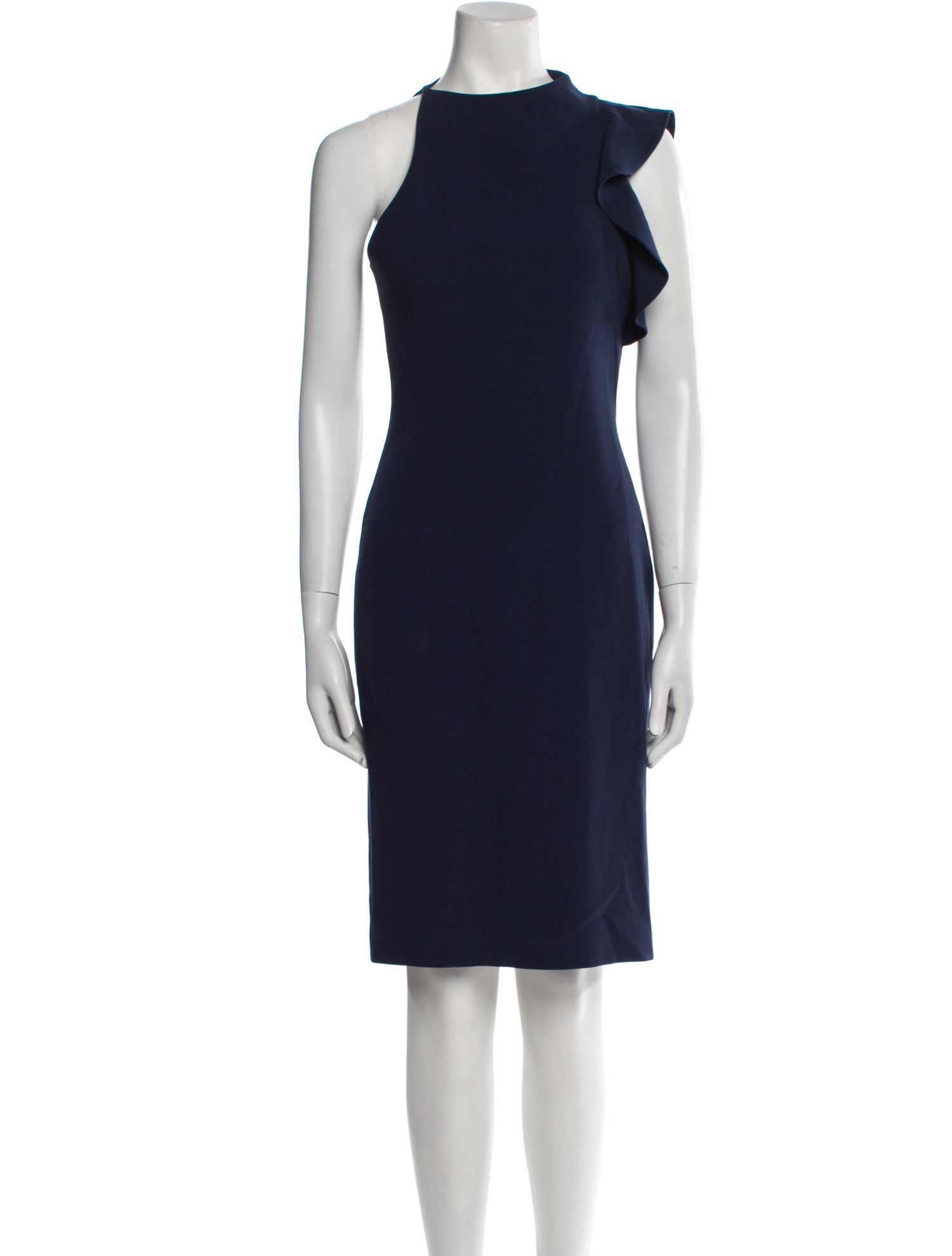 Black Halo Nylon Knee-Length Dress