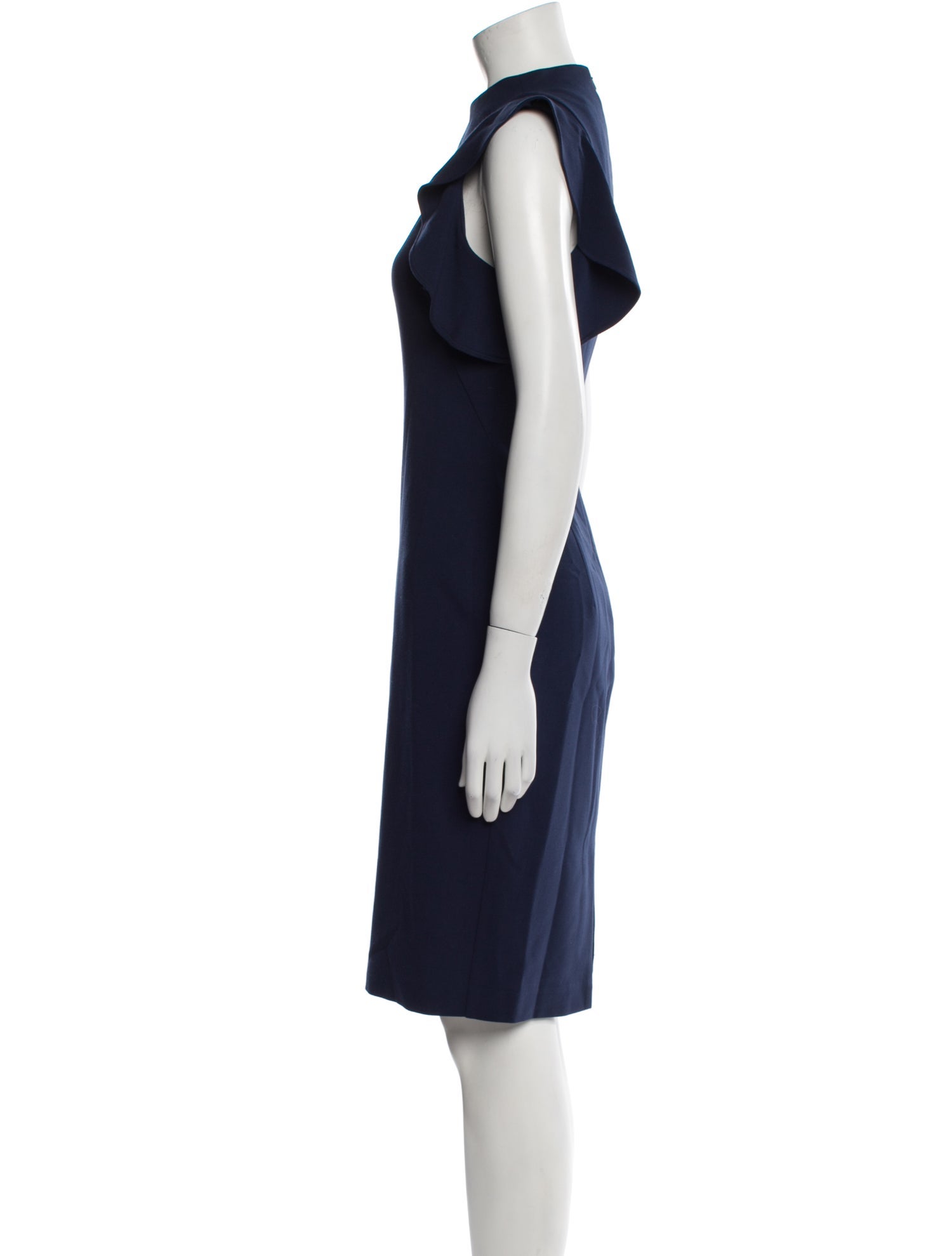 Black Halo Nylon Knee-Length Dress