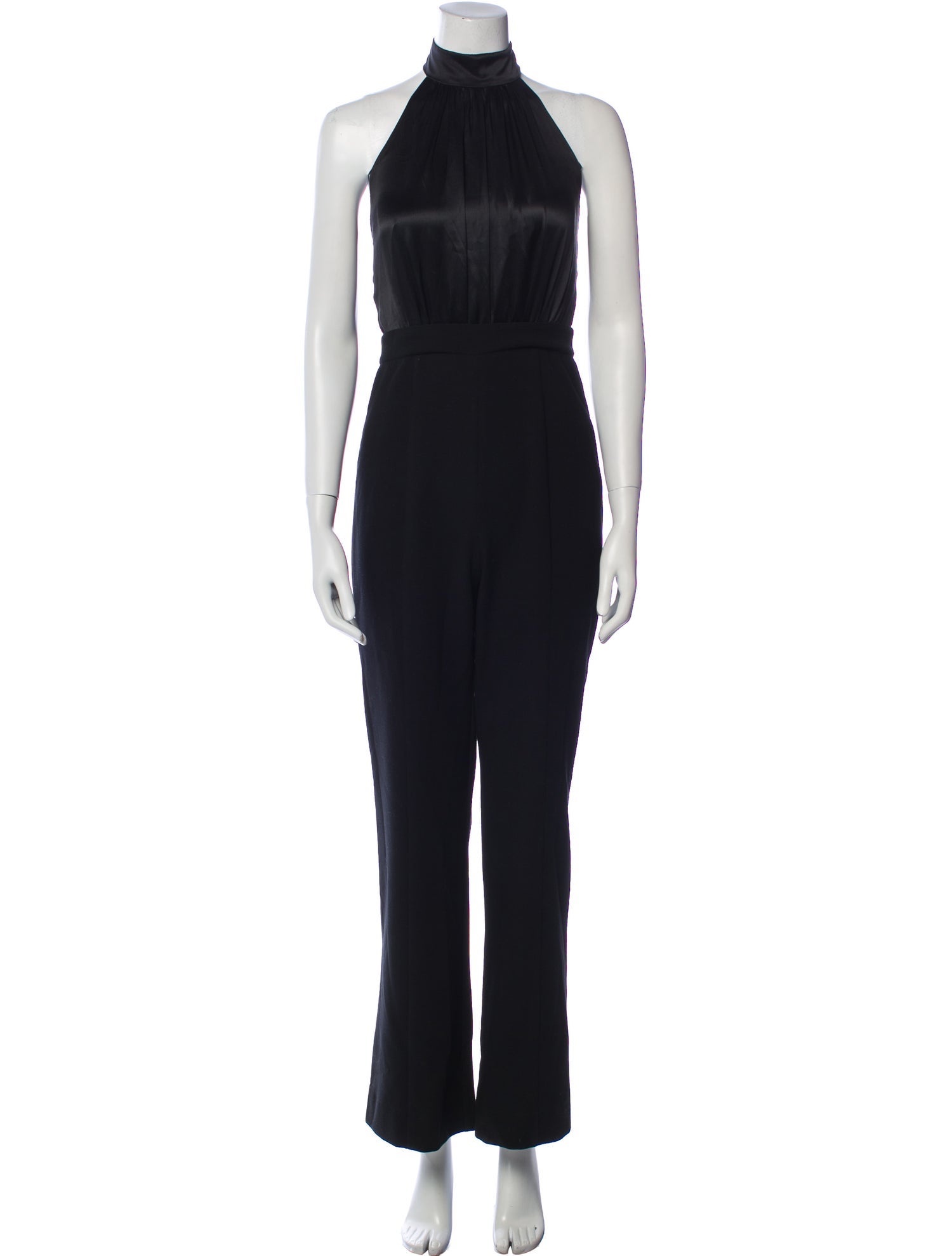 Black Halo Silk Halterneck Jumpsuit