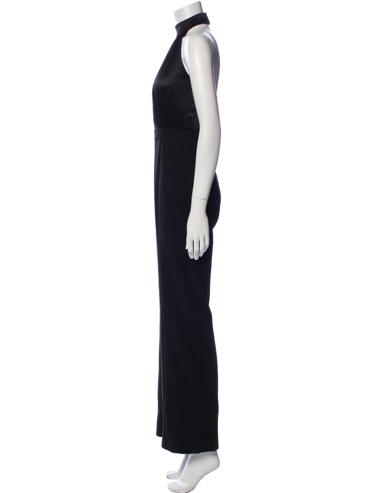 Black Halo Silk Halterneck Jumpsuit