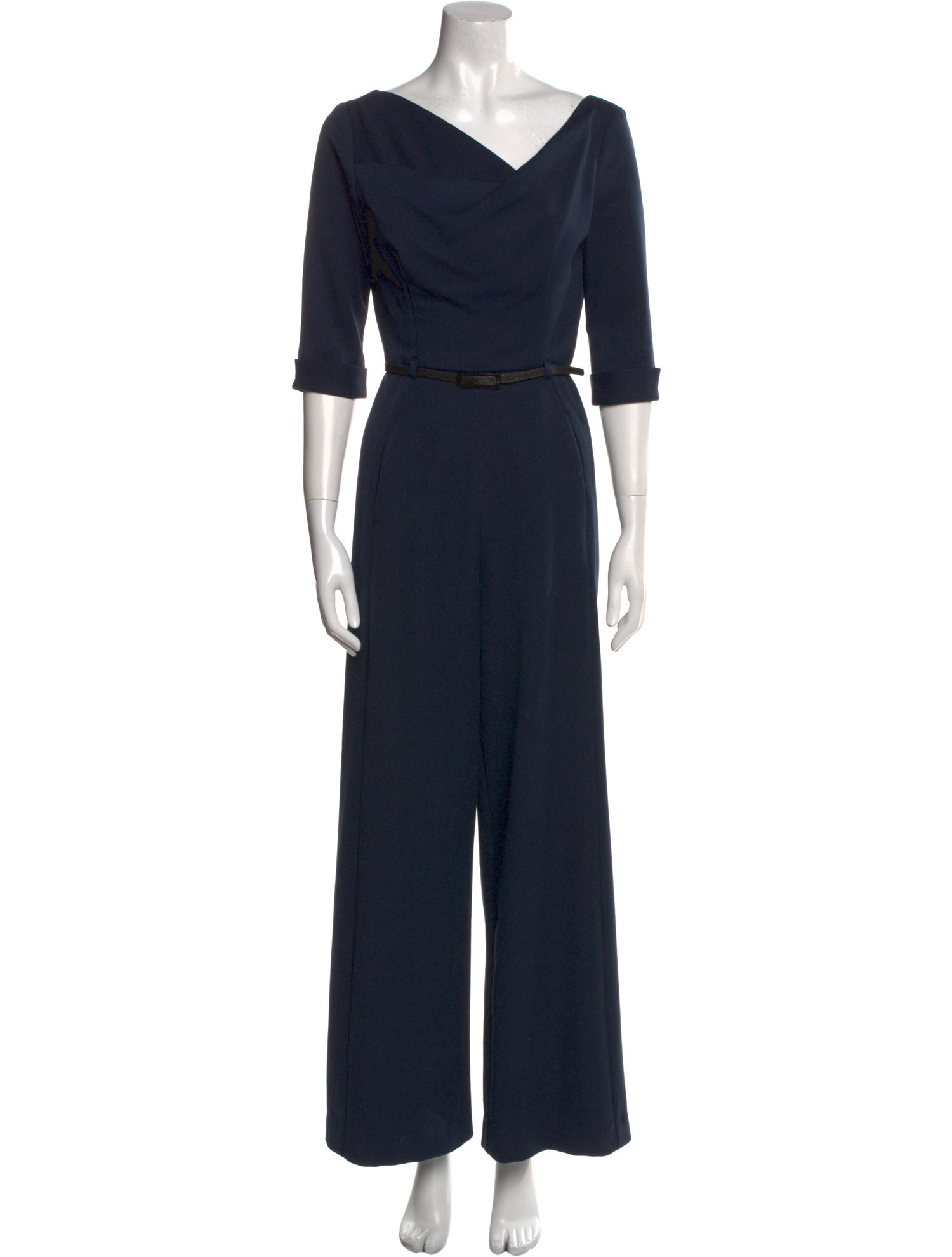 Black Halo Asymmetrical Jumpsuit