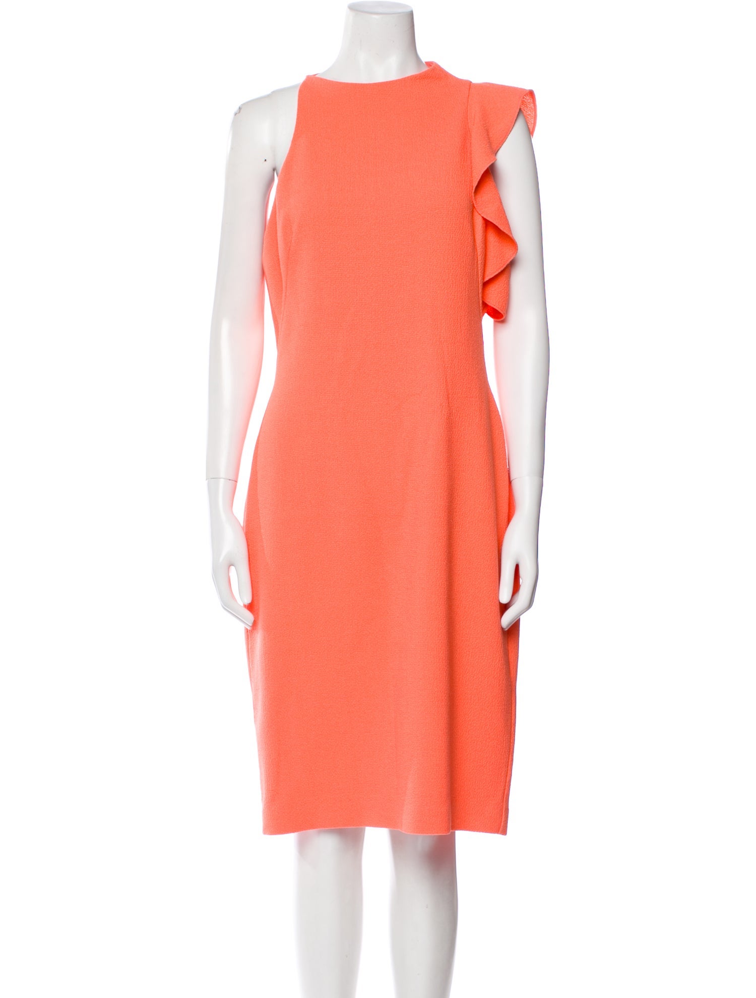 Black Halo Bateau Neckline Midi Length Dress