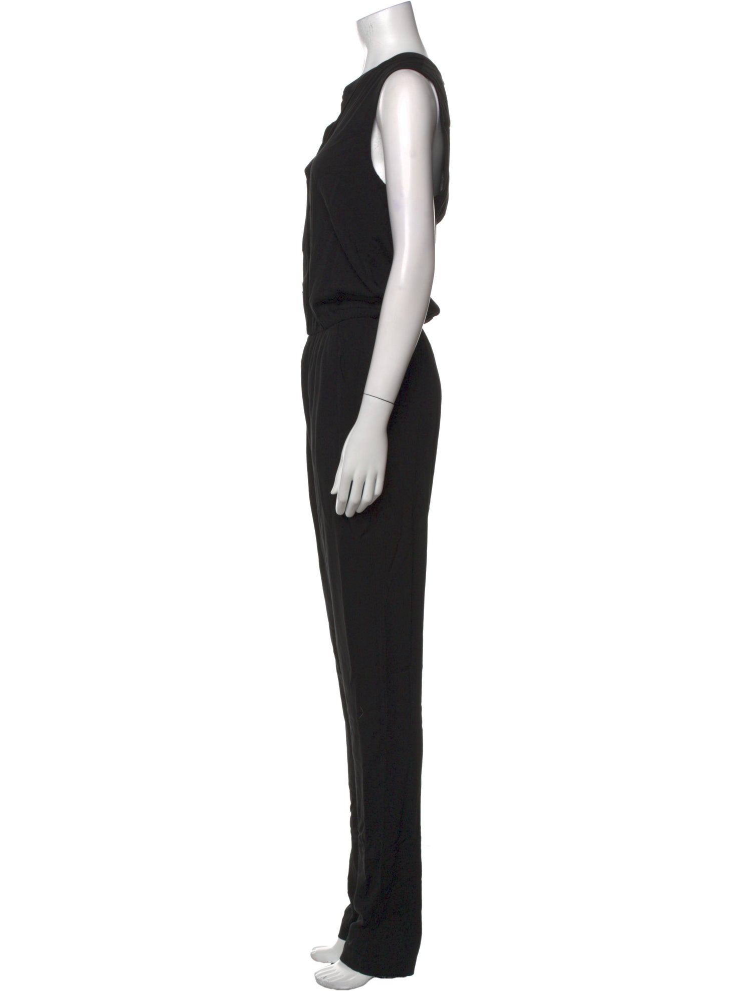 Black Halo V-Neck Jumpsuit