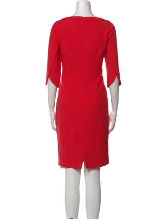 Black Halo Bateau Neckline Knee-Length Dress