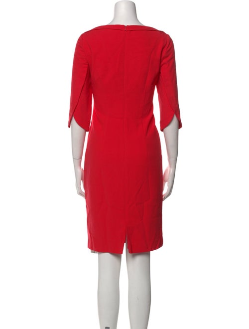 Black Halo Bateau Neckline Knee-Length Dress