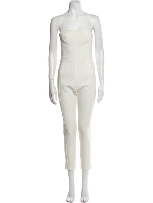 Black Halo Strapless Jumpsuit