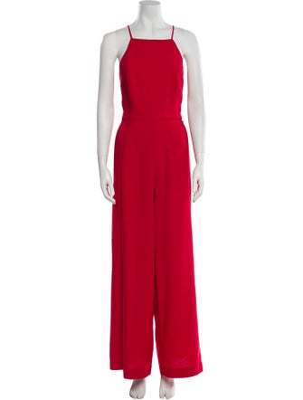 Black Halo Square Neckline Jumpsuit