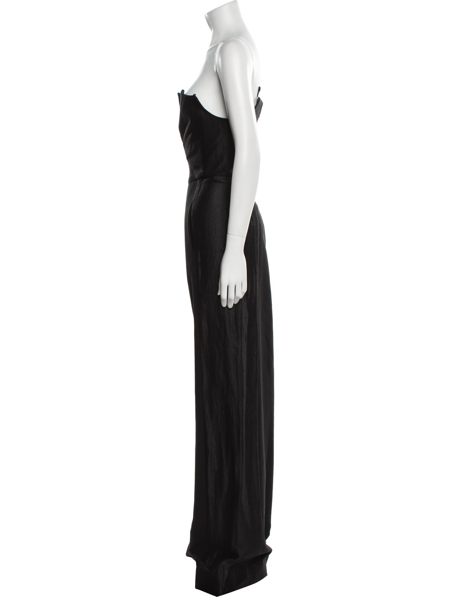 Black Halo Strapless Jumpsuit