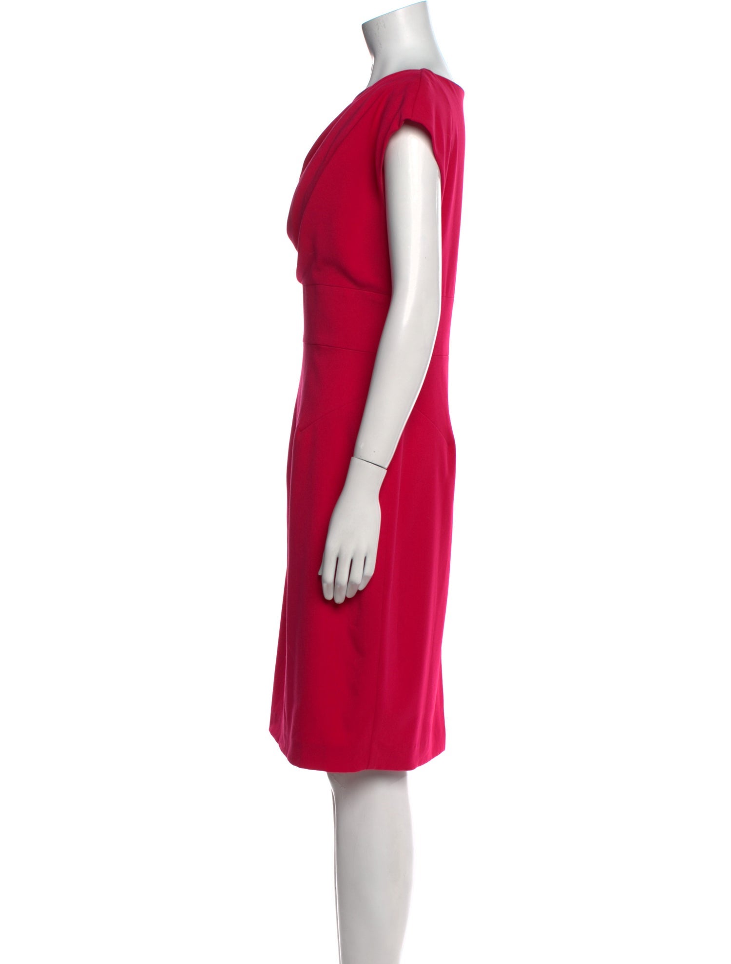 Black Halo Scoop Neck Knee-Length Dress