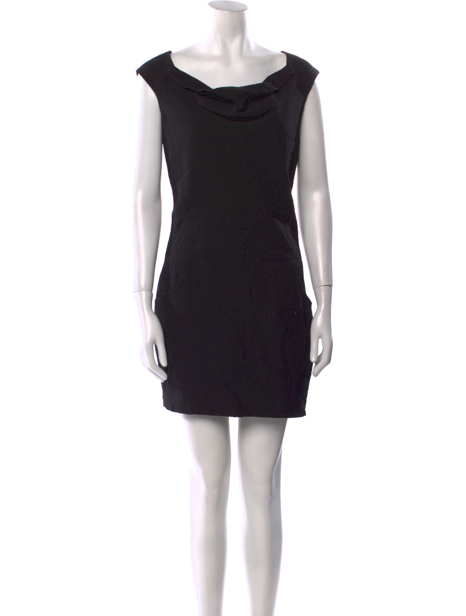 Black Halo Nylon Mini Dress