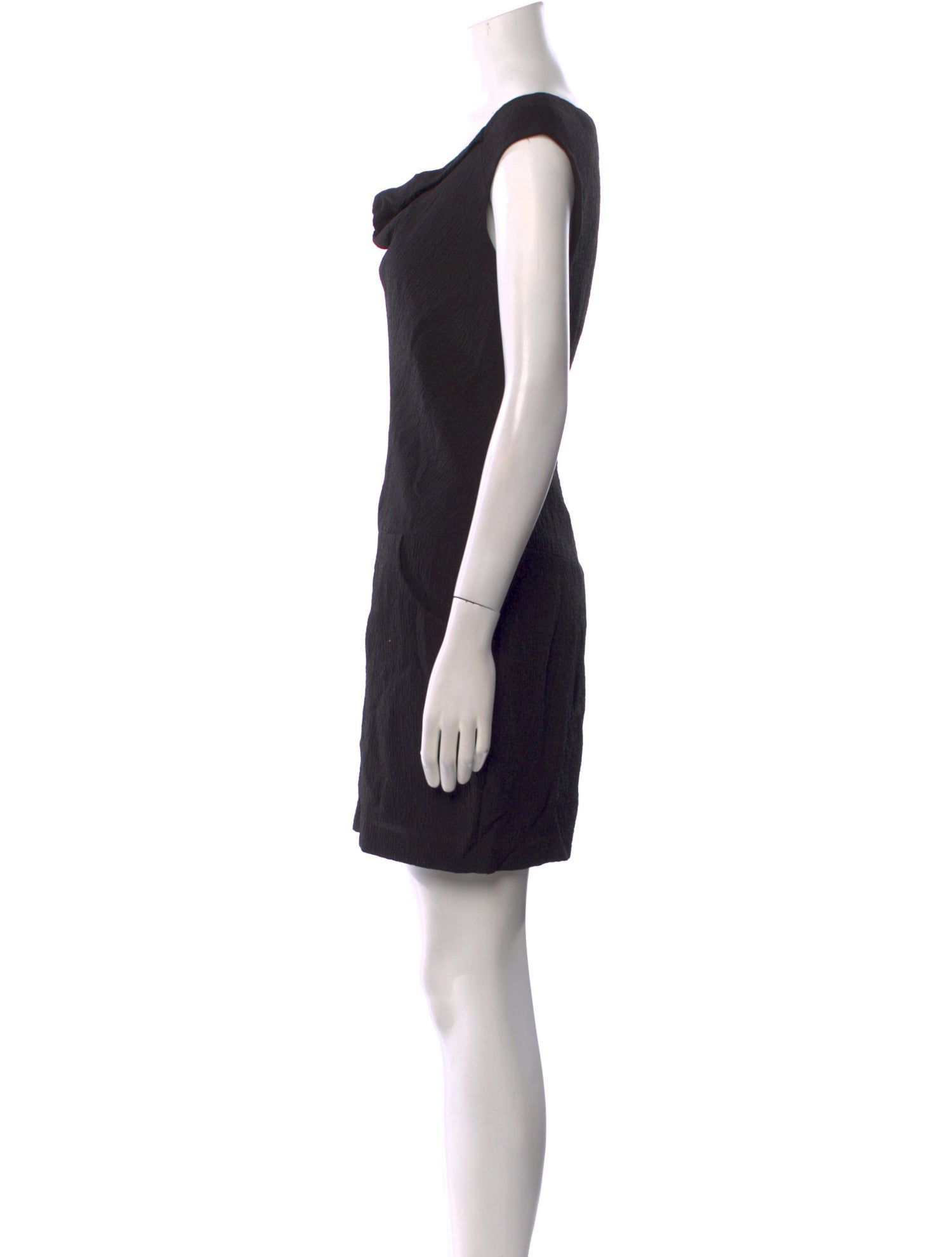 Black Halo Nylon Mini Dress