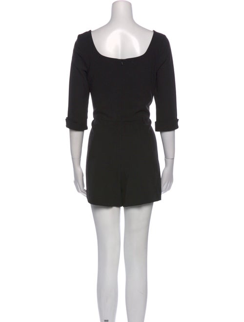 Black Halo Cowl Neck Romper