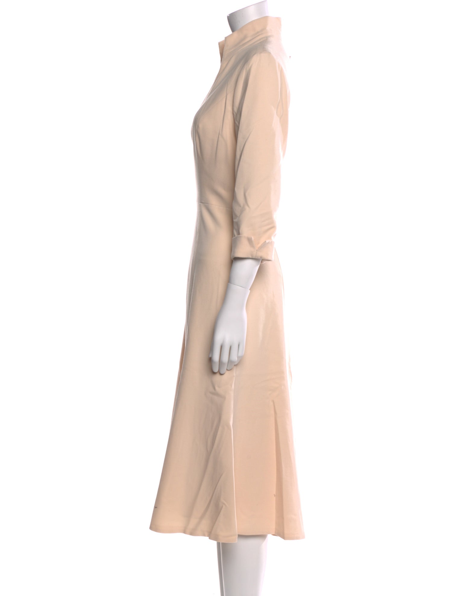 Black Halo V-Neck Midi Length Dress