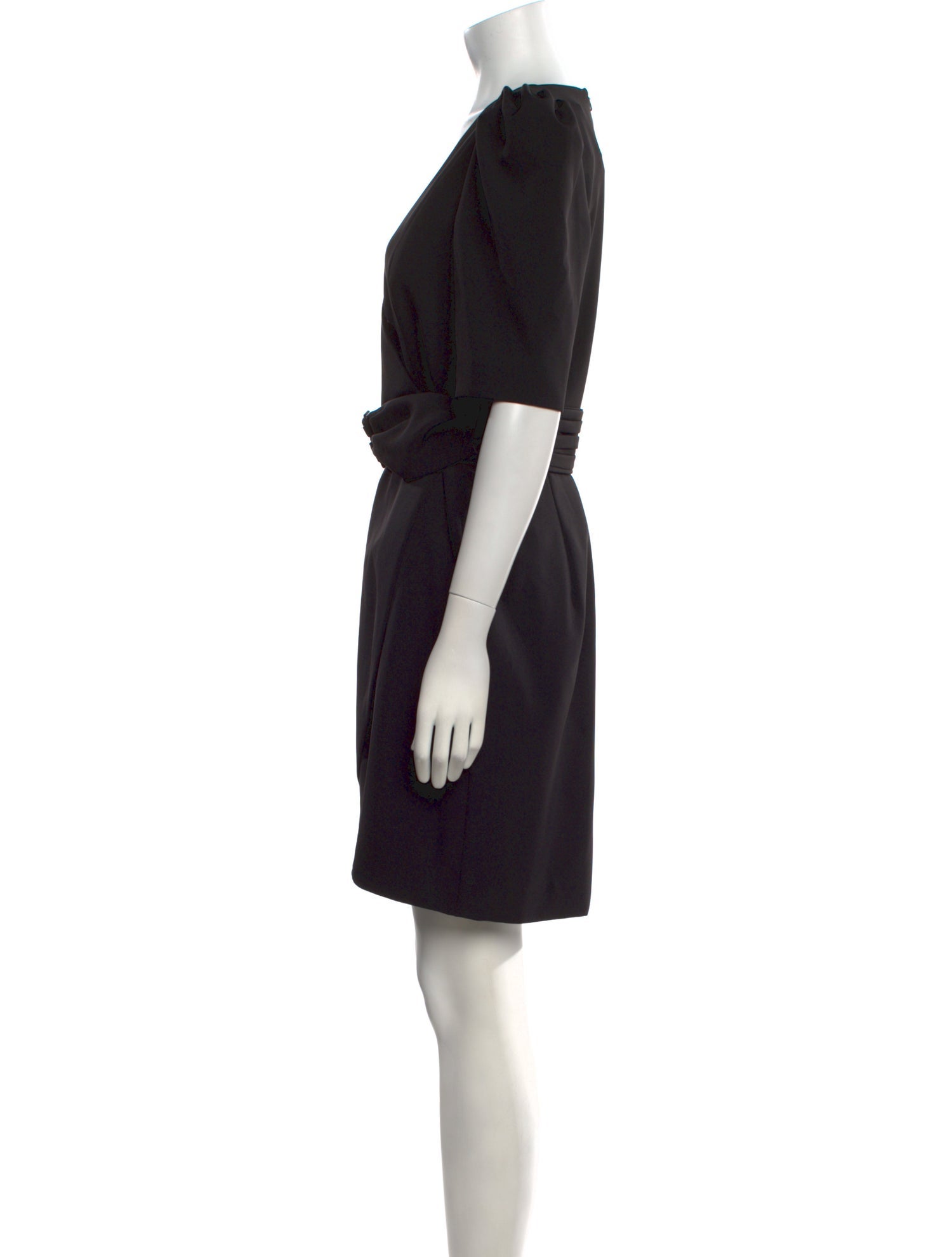 Black Halo V-Neck Mini Dress w/ Tags