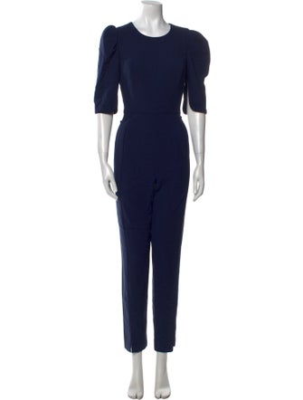 Black Halo Crew Neck Jumpsuit