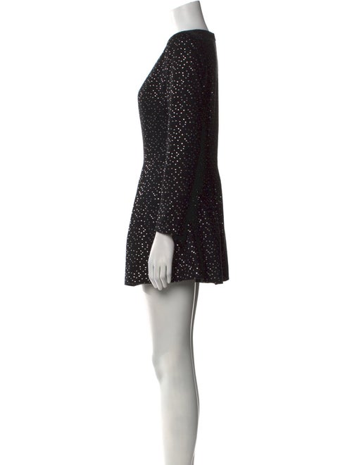 Black Halo Polka Dot Print V-Neck Romper