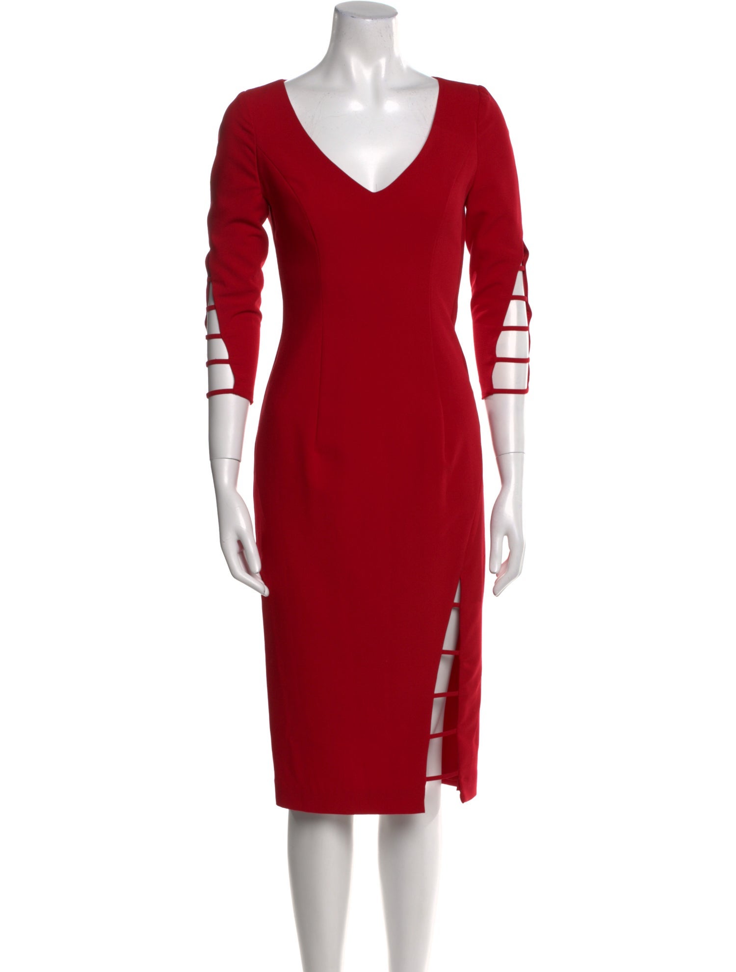 Black Halo V-Neck Knee-Length Dress w/ Tags